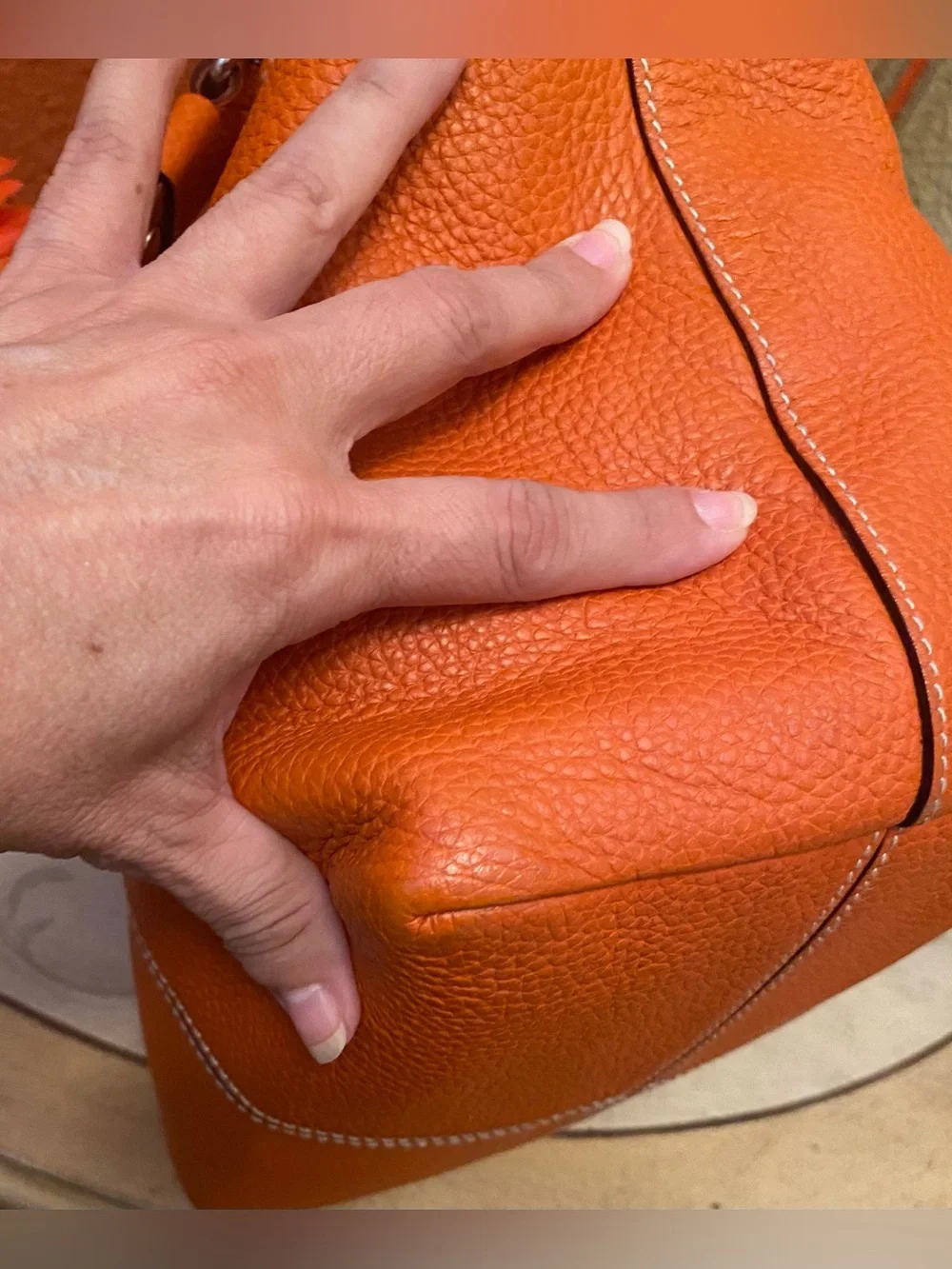 Kate Spade ♠️ - EUC - Madrid Bon Mot Shopper Bag in Burnt Orange